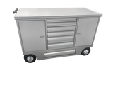 Arrow Components Aluminum Pit Box Shop Tool Box Cart 60"