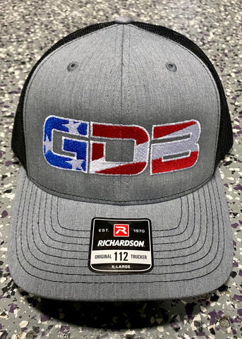GDB USA Hat - Grey/Black